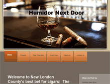 Tablet Screenshot of humidor-next-door.com